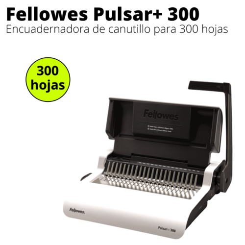 Encuadernadora de canutillo Fellowes Pulsar 300