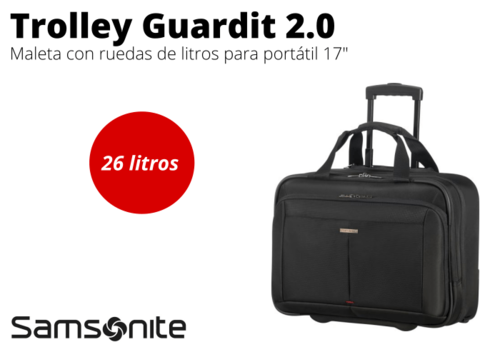 Mochila de cabina con ruedas tipo trolley Guardit 2.0 de Samsonite