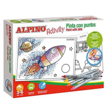 Juego Alpino didactico pinta con puntos