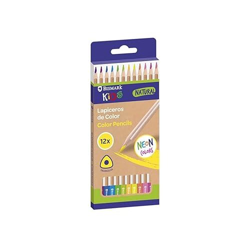 Lapiceros de colores neón - Bismark Kids Natural Lapiceros de colores neón - Bismark Kids Natural