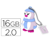 Llavero con memoria USB 2.0 16 GB Emtec Pingüino