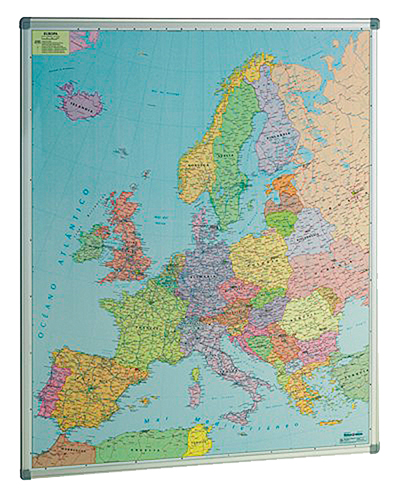Mapa Europa Magnético Faibo, 93x119cm