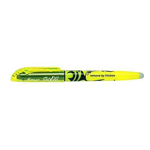 Subrayador Pilot Frixion Light amarillo, subrayador borrable