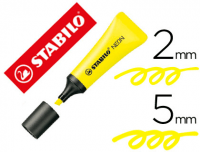 Subrayador Stabilo Neon amarillo 72/24