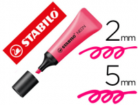 Subrayador Stabilo Neon rosa 72/56