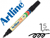 Marcador permanente Artline 70 de punta redonda 1.5 mm negro