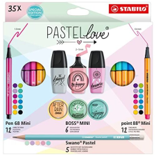 Marcadores Stabilo Mini Pastel Love