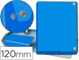 carpeta de proyectos 120 mm, azul