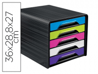 Módulo CEP Smoove 5 cajones negro/multicolor flashy