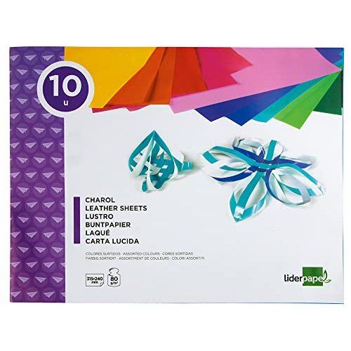 Bloc de papel charol para manualidades Bloc de papel charol para manualidades