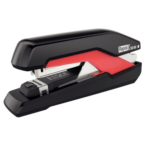 Grapadora Rapid SO60 Full Strip roja y negra Grapadora Rapid SO60 Full Strip roja y negra