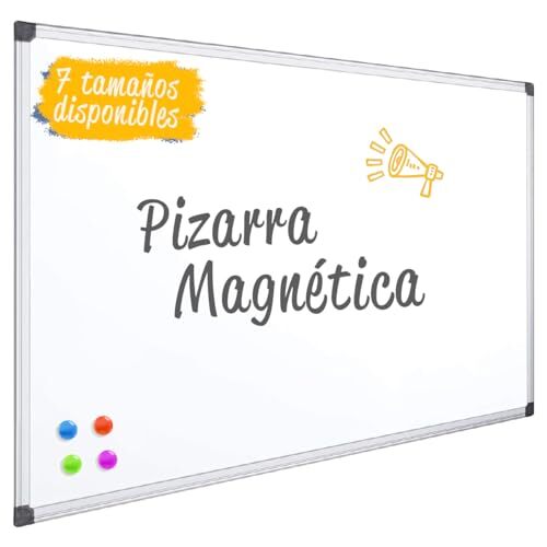Pizarras blancas magnéticas, marco aluminio, acero lacado Pizarras blancas magnéticas, marco aluminio, acero lacado