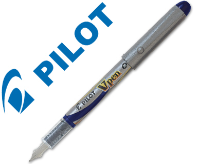 Pluma Pilot Vpen Silver, color azul