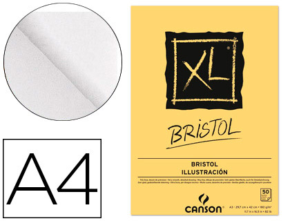 Línea del sitio Impermeable Identificar Comprar papel Canson Bristol XL para dibujar con tinta A3/A4