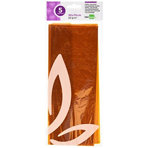 Papel celofán en hojas de 50 × 70 cm, 22 g/m² - Liderpapel Papel celofán en hojas de 50 × 70 cm, 22 g/m² - Liderpapel