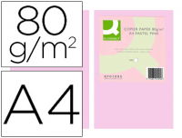 Papel color q-connect Din A4 rosa paquete de 500 hojas