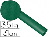 Papel kraft liso impresma 31cm, verde, 3.5 kg