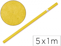 Papel Kraft de embalar amarillo en rollo 100 cm×5 m