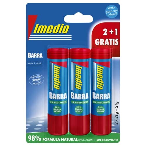 Colle Blanche Imedio 100 G - Pot, Pour Papier, Carton, Loisirs Créatifs, école, Bureau - 9