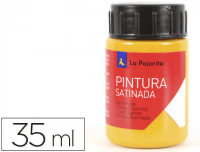 Pintura La Pajarita, bote 35 ml, color amarillo medio