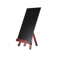 Pizarra negra con caballete de madera, 22×35 cm