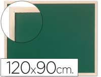 Pizarra verde con marco de madera 120x90