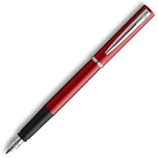 Waterman Allure - Pluma con acabado en laca roja, plumín mediano, tinta azul, caja regalo