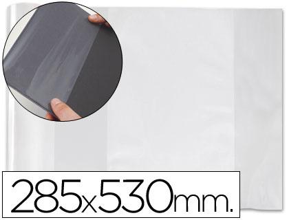 Protector de libros de PVC con solapa ajustable adhesiva 285 × 530 mm