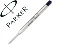 Recambio bolígrafo Parker, trazo fino, negro, punta 0.5 mm