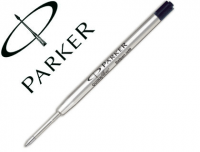 Recambio bolígrafo Parker, trazo medio, negro, punta 0.7 mm