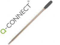 Recambio bolígrafo tipo cross Q-Connect negro