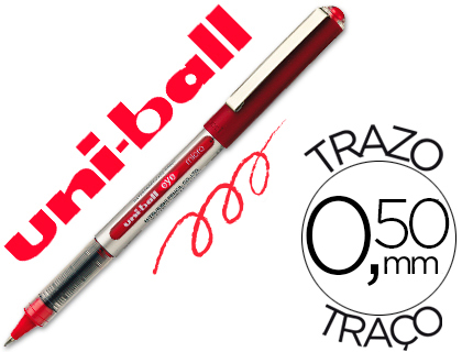 punta de 1 mm, tinta negra, 12 unidades Eye Broad UB-150-10 Bolígrafo roller 