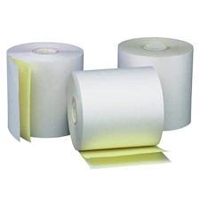 Rollos papel electra 2 copias 57x65 envase de 10 unid