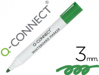 Rotulador de pizarra blanca Q-Connect 3 mm verde
