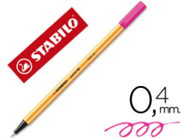 Rotulador Stabilo Point 88, color rosa, 88/56