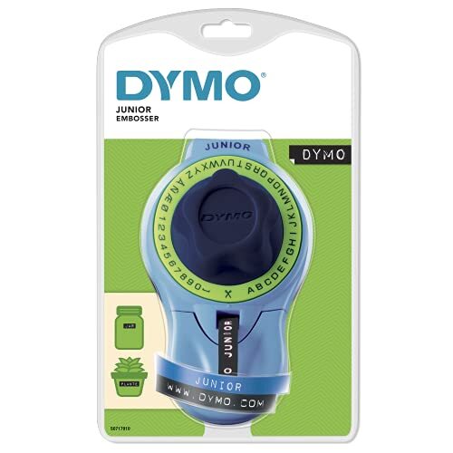 Dymo Junior - Rotuladora manual para cintas en relieve Dymo 3D, uso doméstico, versión española Dymo Junior - Rotuladora manual para cintas en relieve Dymo 3D, uso doméstico, versión española