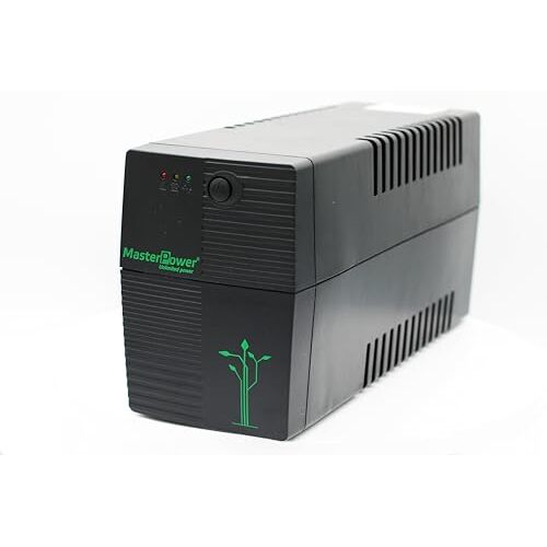 SAI de 650 VA (=360 W de potencia real) y dos enchufes Schuko