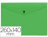 Sobre americano de plástico 260×140 verde