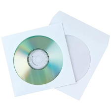 Sobres blancos de papel para CD con ventana transparente