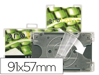 Soportes para tarjetas identificativas 91x57 mm