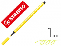 Stabilo Pen 68, rotulador amarillo limón