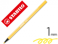 Stabilo Pen 68, rotulador amarillo