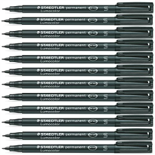 Staedtler Lumocolor 313-S - Rotuladores permanentes de punta fina (0.4 mm)
