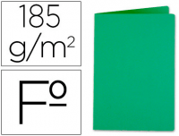 Subcarpetas folio verdes 185 g