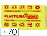 Taco de plastilina Jovi, número 70 (50 g), color amarillo claro