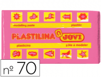 Taco de plastilina Jovi, número 70 (50 g), color rosa