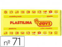 Taco de plastilina Jovi, número 71 (150 g), color amarillo claro