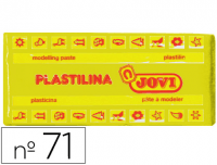Taco de plastilina Jovi, número 71 (150 g), color amarillo oscuro