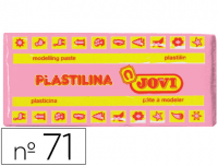 Taco de plastilina Jovi, número 71 (150 g), color rosa
