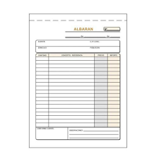 Talonarios de albaranes